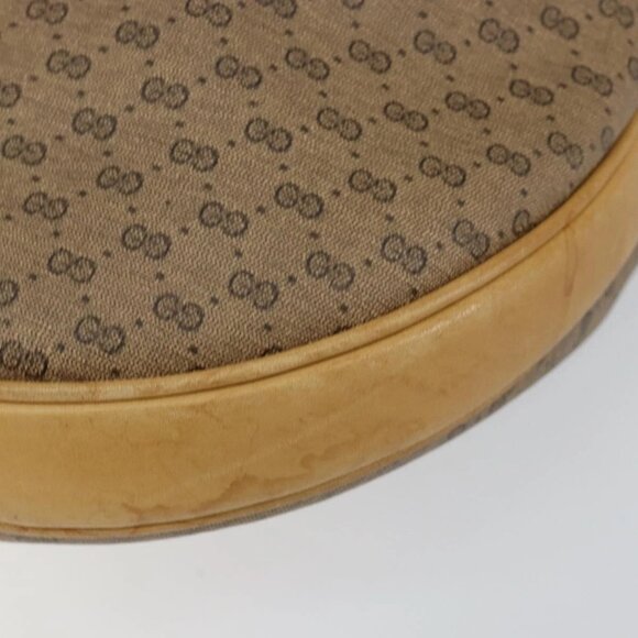 GUCCI Micro GG Supreme Shoulder Bag PVC Beige Gold 001 256 1324 Auth ep11400 - Picture 10 of 14
